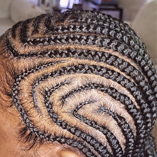 Cornrows With Design