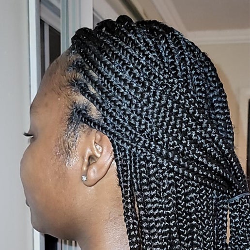 Medium Box Braids