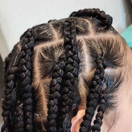 Medium Knotless Braids